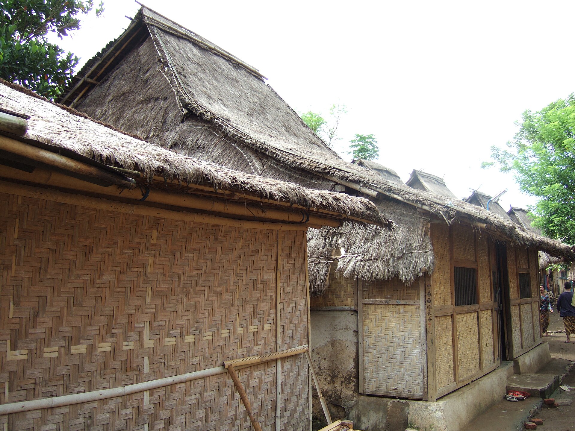 Traditional Sasak village houses