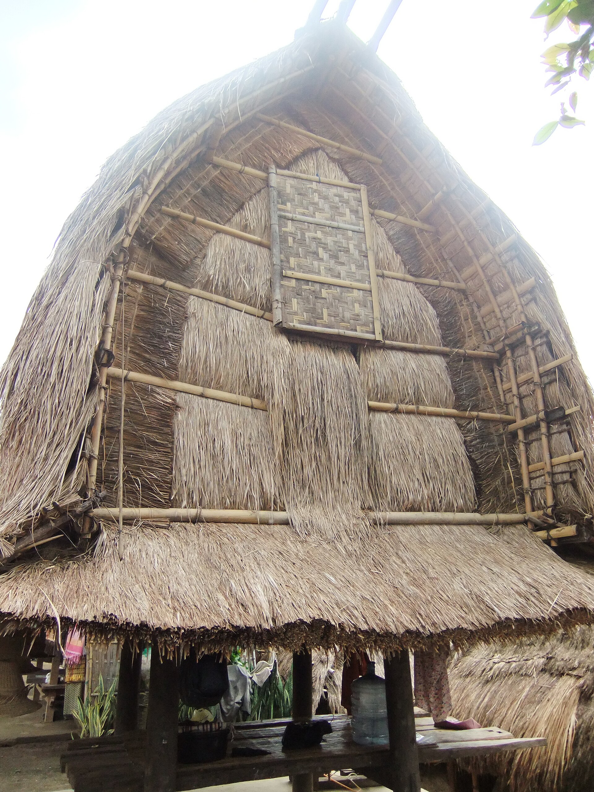 Traditional rice barn, Sasak village
