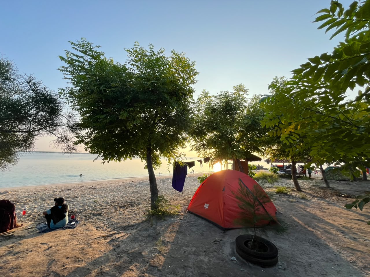 Secluded island beach, Lombok