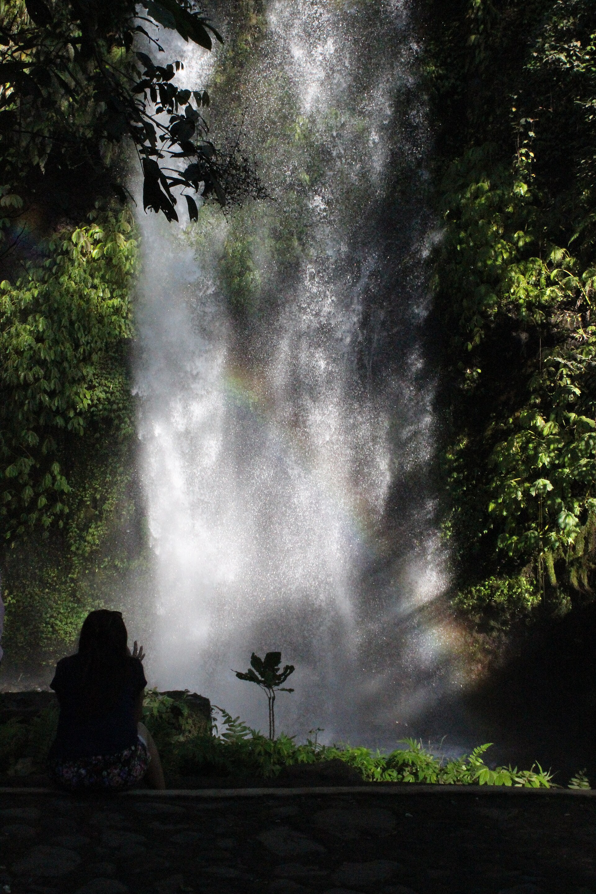 Waterfall near Tetebatu